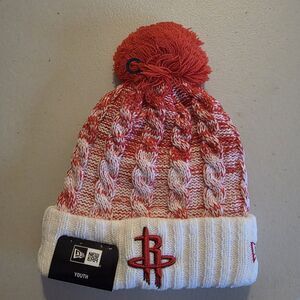 Houston Rockets Winter Hat - New Era Beanie - NBA Youth One Size - NWT